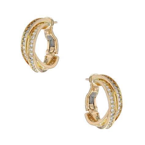 boucle d'oreille cartier trinity|cartier trinity.